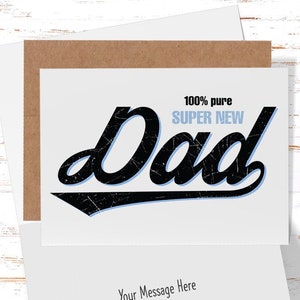 Super Dad Card, Best Dad Gift Card, Funny Card for Father&#39;s Day, Dad Birthday Card, Cute Gift for Dad