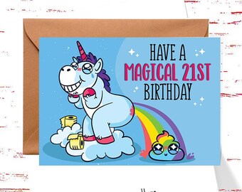 Hilarious 21st Birthday Card, Sarcastic Birthday Card for 21st Birthday, Funny Card for Son, Brother, Daughter, Girlfriend, Best Friend Card