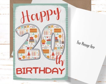 Son 20th Birthday Etsy