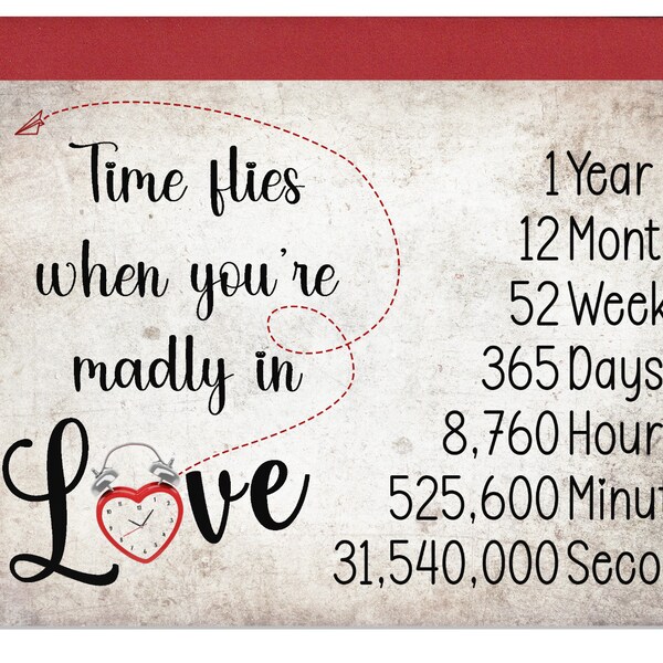 1st Anniversary Gift for Couple Etsy