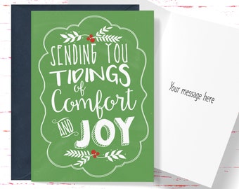 Tidings of Comfort and Joy Christmas Card
