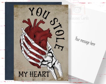 Valentine Card for Her, Cards for Husband, Boyfriend Card, Anniversary Card, Cards for Him, Wife or Girlfriend Sentimental