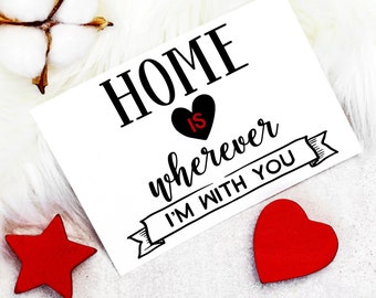 Funny Typography Anniversary Card / Valentines Day Card - Husband - You - View #7