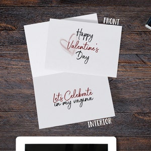 Naughty Valentines Day Card for Him, Cards for Husband, Boyfriend Card, Dirty Card for him, Inappropriate Valentines Day Cards