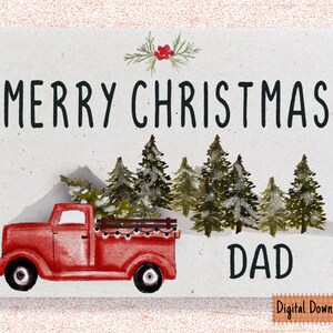Cartolina di Natale digitale per papà