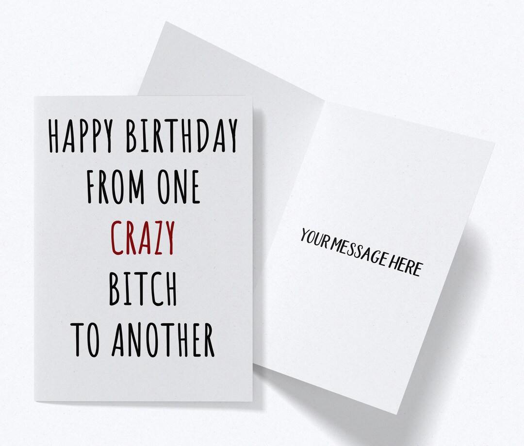 Funny Birthday Card for Women, Friend Sister Mom Aunt, Humorous Card ...