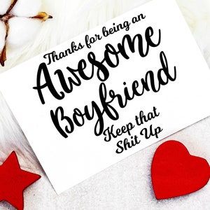 Valentines Day Card for Him, Cards for Boyfriend, Anniversary Card, Cards for Him, Funny Valentines Day Cards