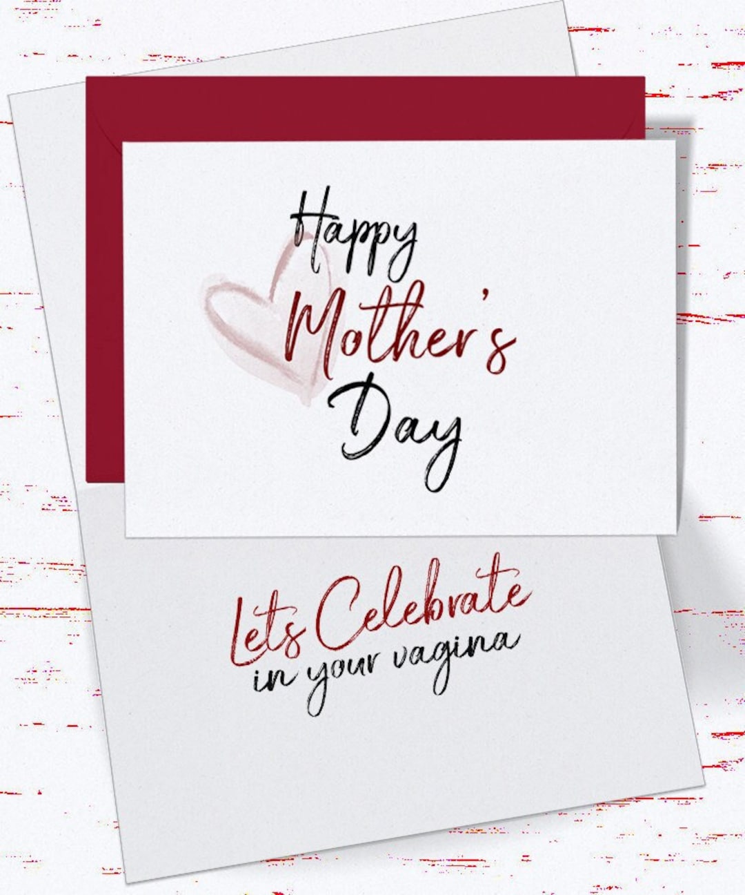 Naughty Mother's Day Card for Wife, Cards for Wife, Girlfriend Card ...