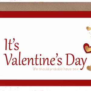 Funny Valentines Day Card for Boyfriend, Valentine&#39;s day Card for Husband, Humorous Card for Him