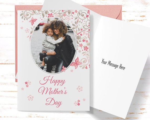 Custom Mothers Day Cards Personalized Mom Grandma Mother's Day Card