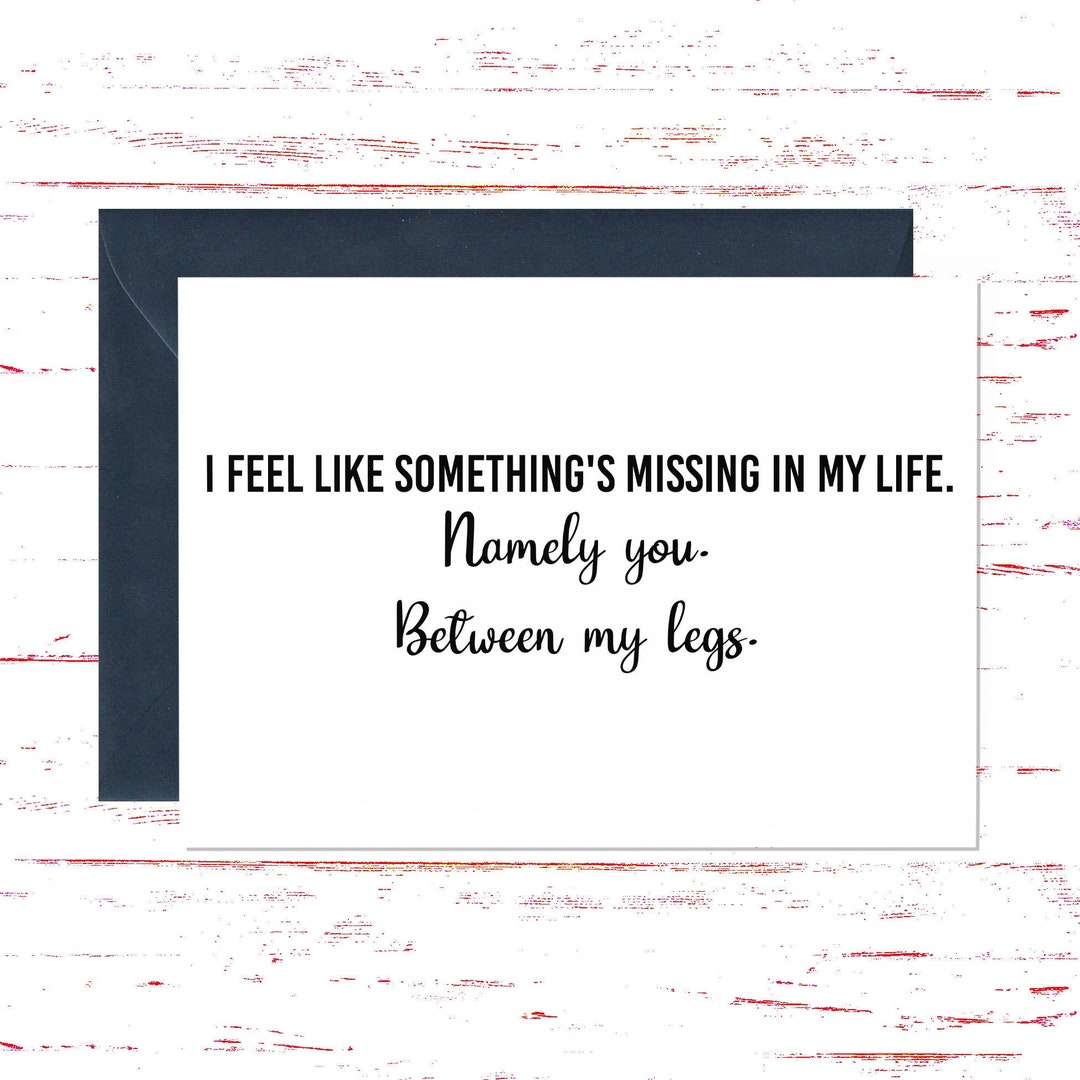 Dirty Card Valentine's Day, Anniversary, Naughty Sexual Card for Him or ...