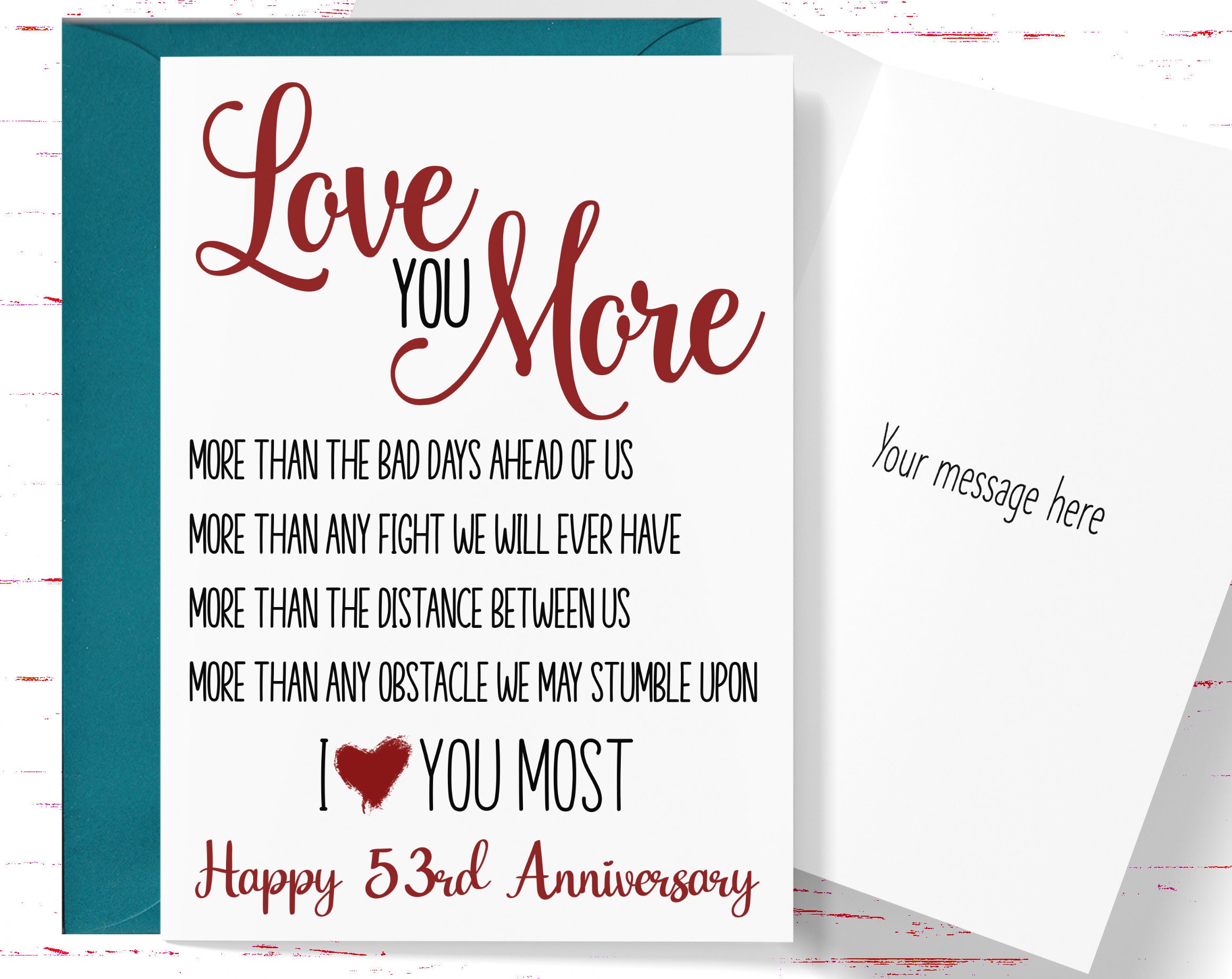 Funny Anniversary Card - "5 Stars Would Marry Again" - For Husband/Wife Birthday Valentine's Day