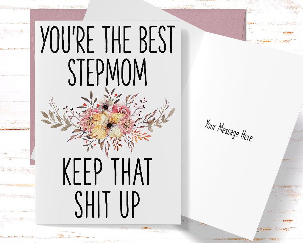 TANWIH To My Stepmom Gifts Stepmother Wallet Card, Thank You for Stepping  In and Become The Mom You Didn't Have To, Step Mom Birthday Christmas