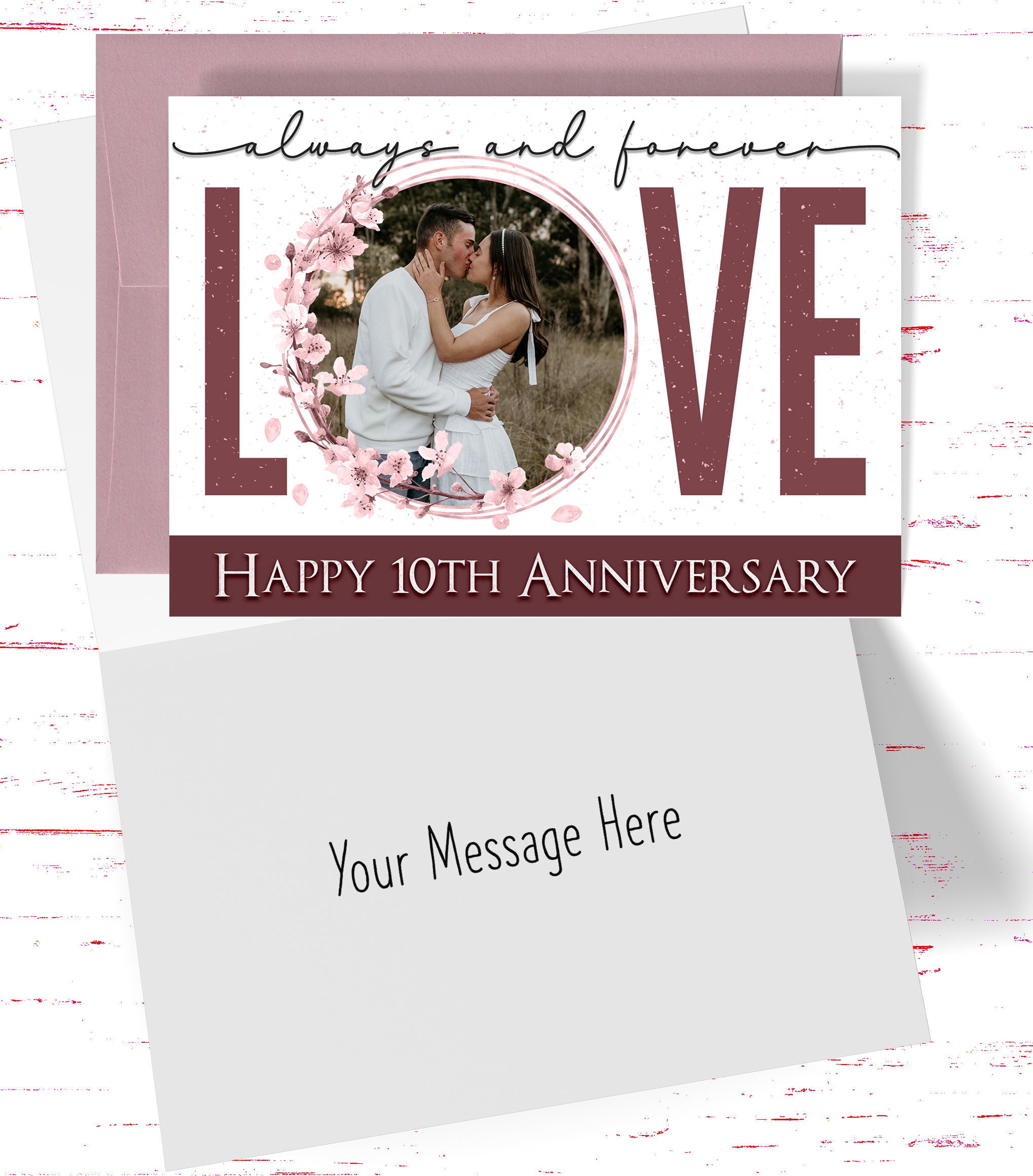 【ARS10+】Happy 17th Anniversary!![水面下] Personalised Any Year Anniversary Card - A6 Greeting Card - Etsy