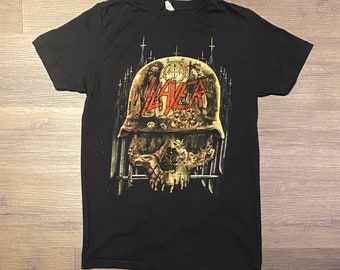 Slayer Chain Skulls 2016 Tour Black T Shirt New Official Band Merch 