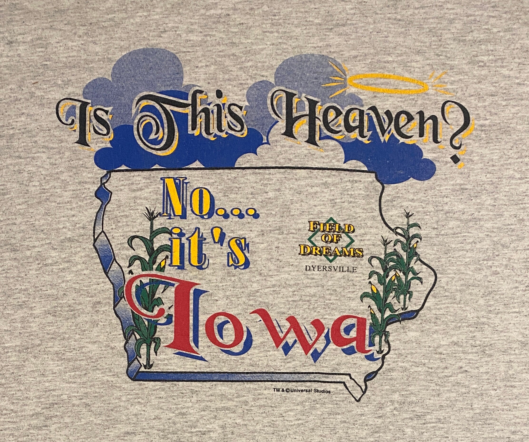 Is This Heaven No It's Iowa Field of Dreams Graphic Tee Etsy