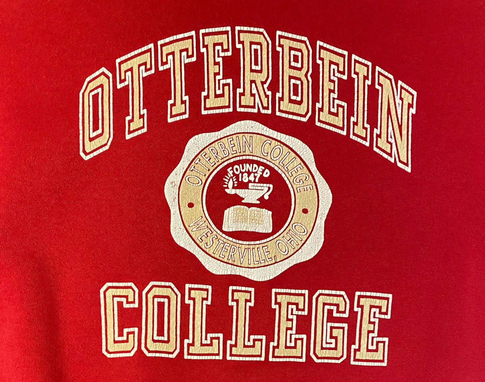 Otterbein College Cardinals Graphic Crewneck Size Large Etsy