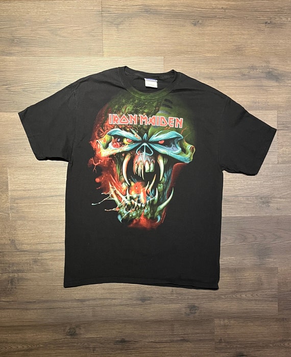 Iron Maiden The Final Frontier Graphic Tee / Size Large / | Etsy México