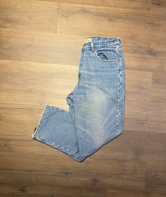 L.L. Bean Relaxed Fit Blue Denim Jeans 
