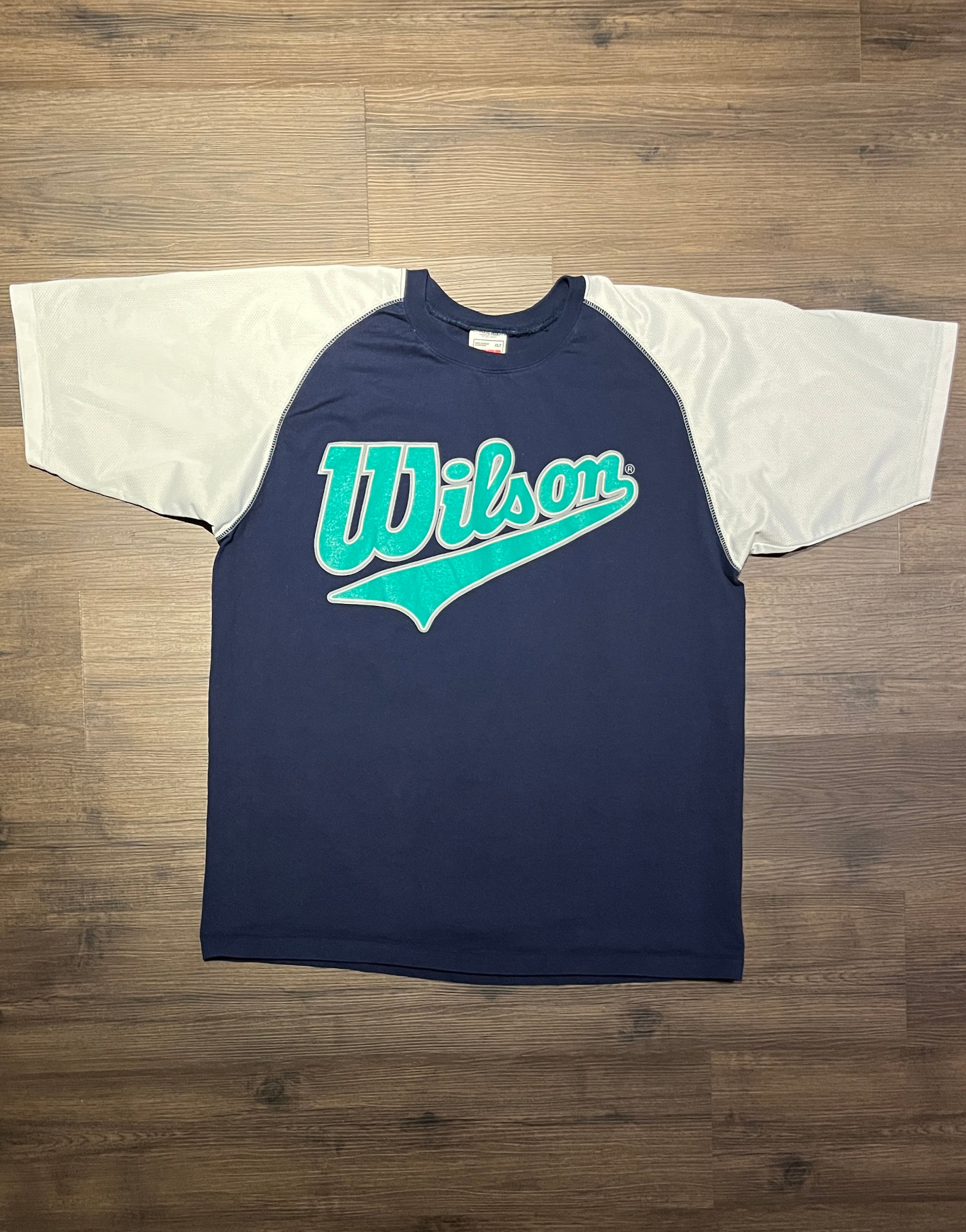Wilson Tennis Script Graphic Tee Size X 