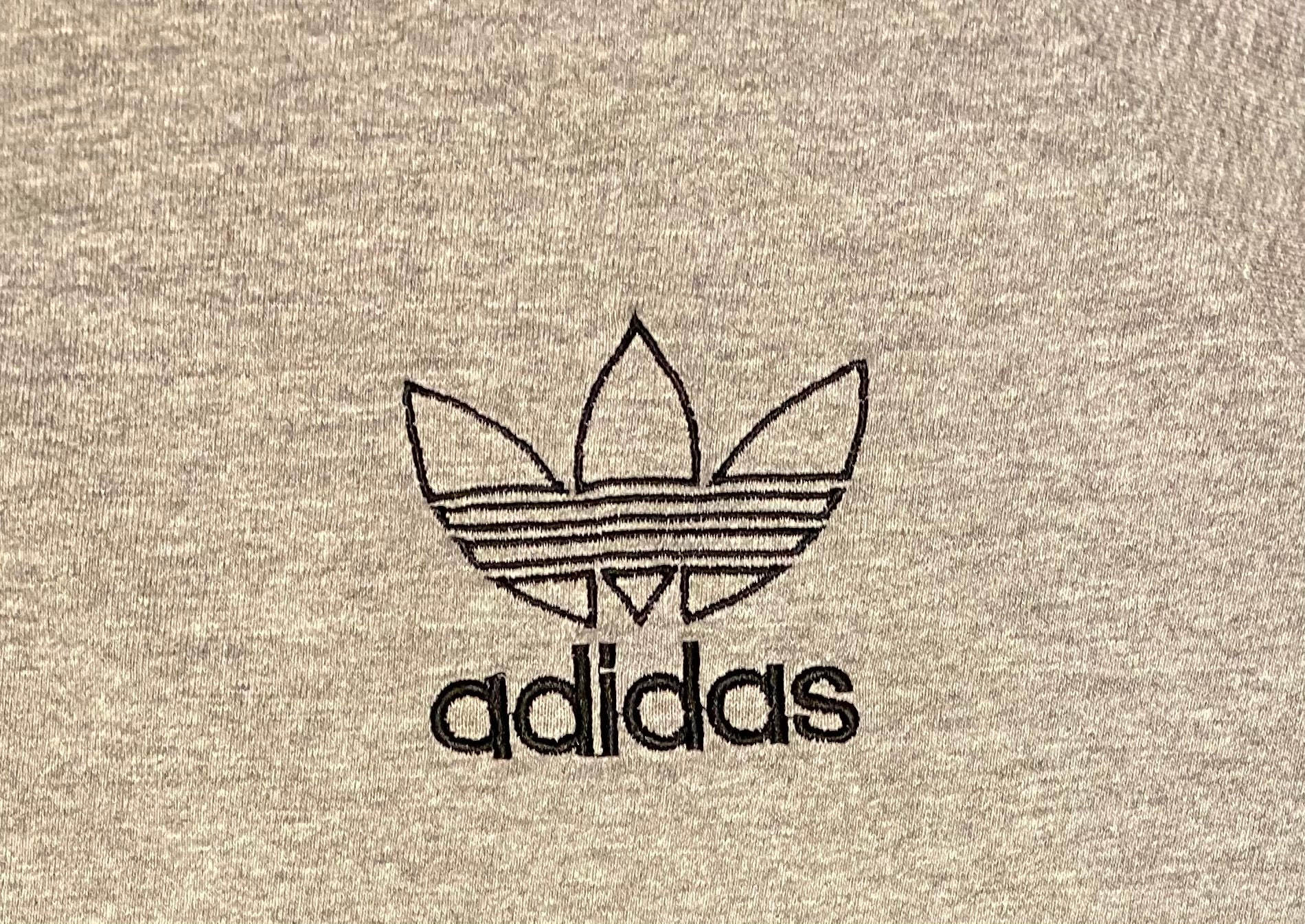 Adidas Three Striped Embroidered Graphic Tee Size XXL - Etsy