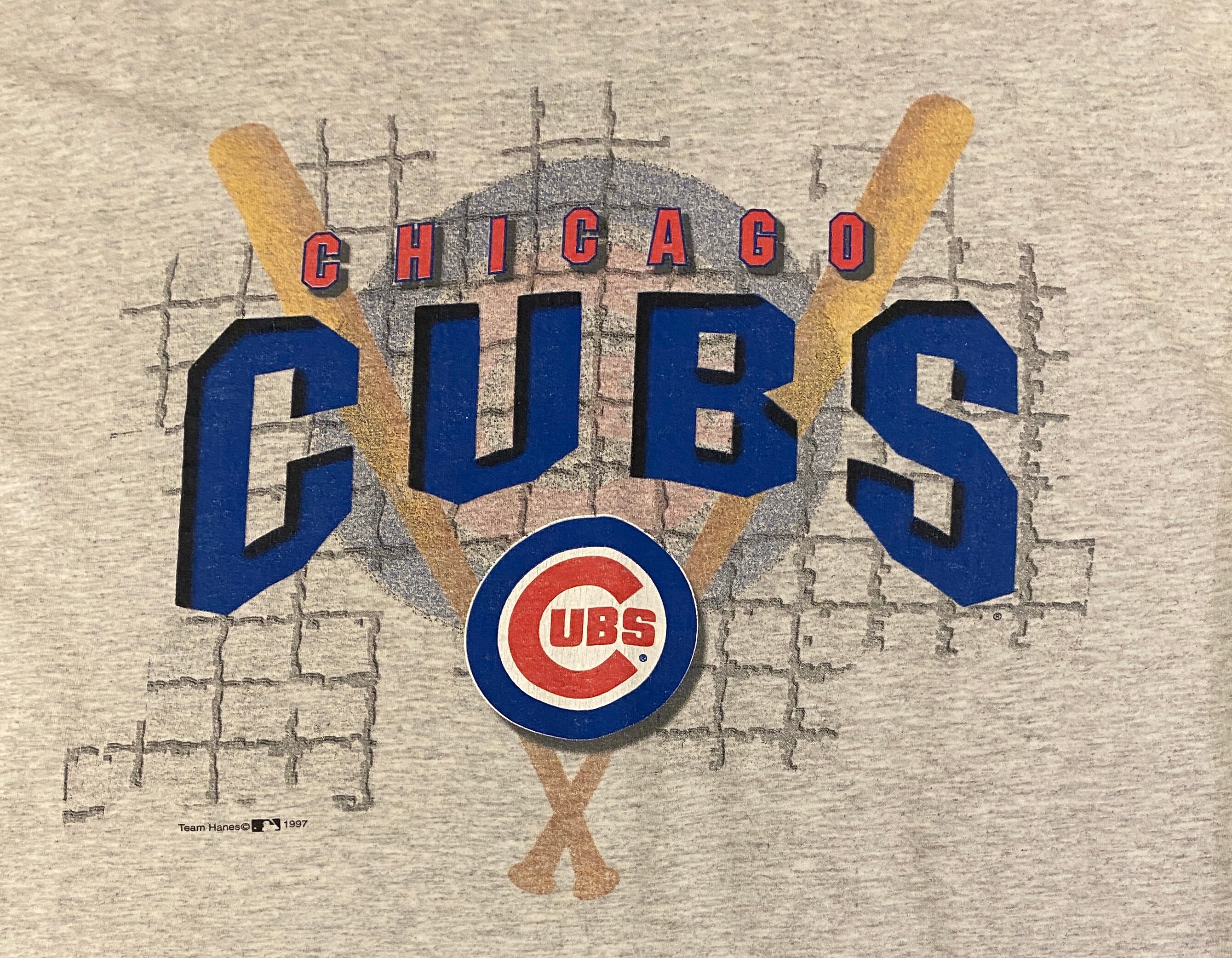Chicago Cubs Baseball Graphic Tee Size XXL Vintage 1990s Etsy