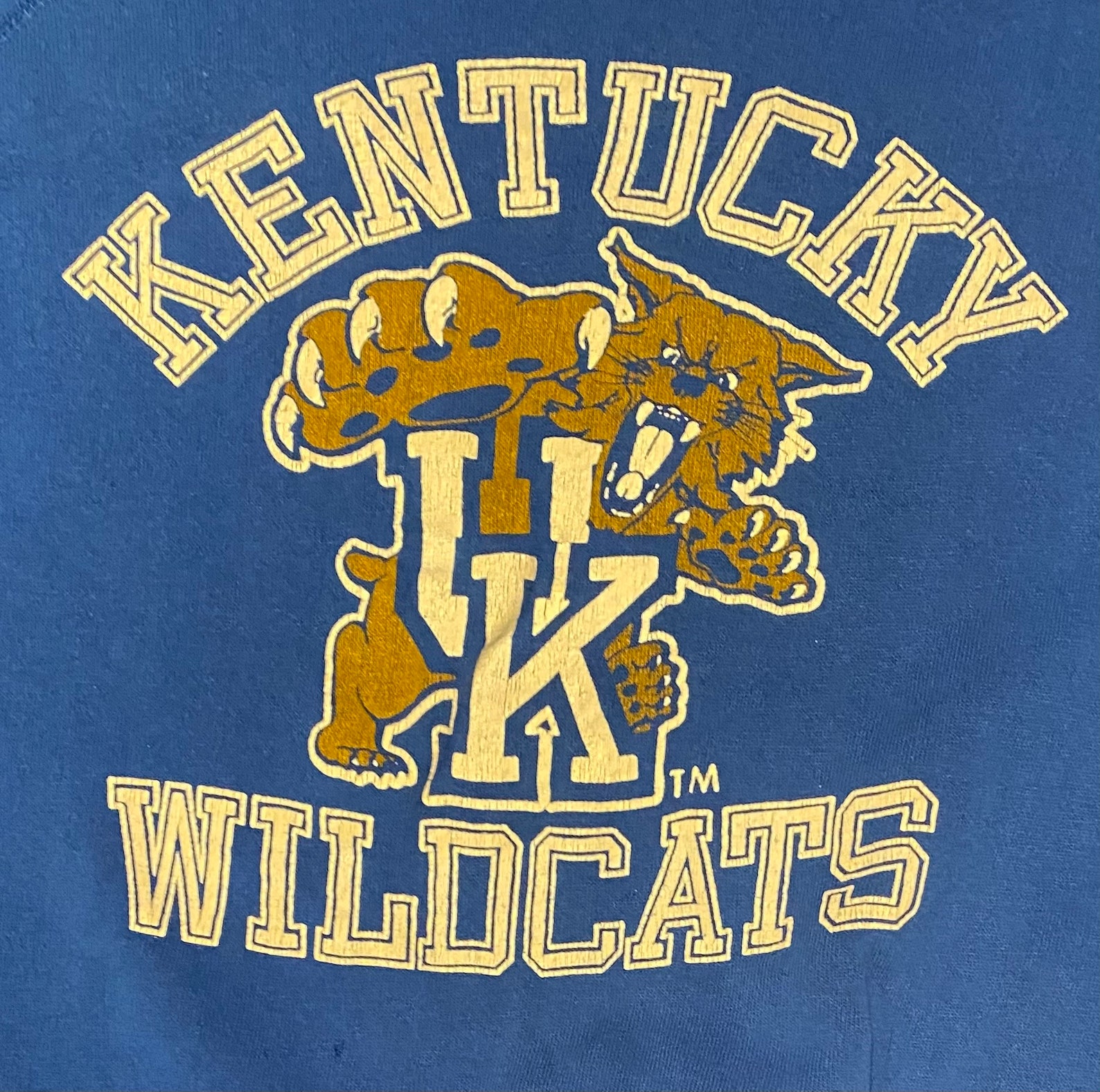 Kentucky Wildcats Graphic Crewneck Size XL Vintage 1990s | Etsy
