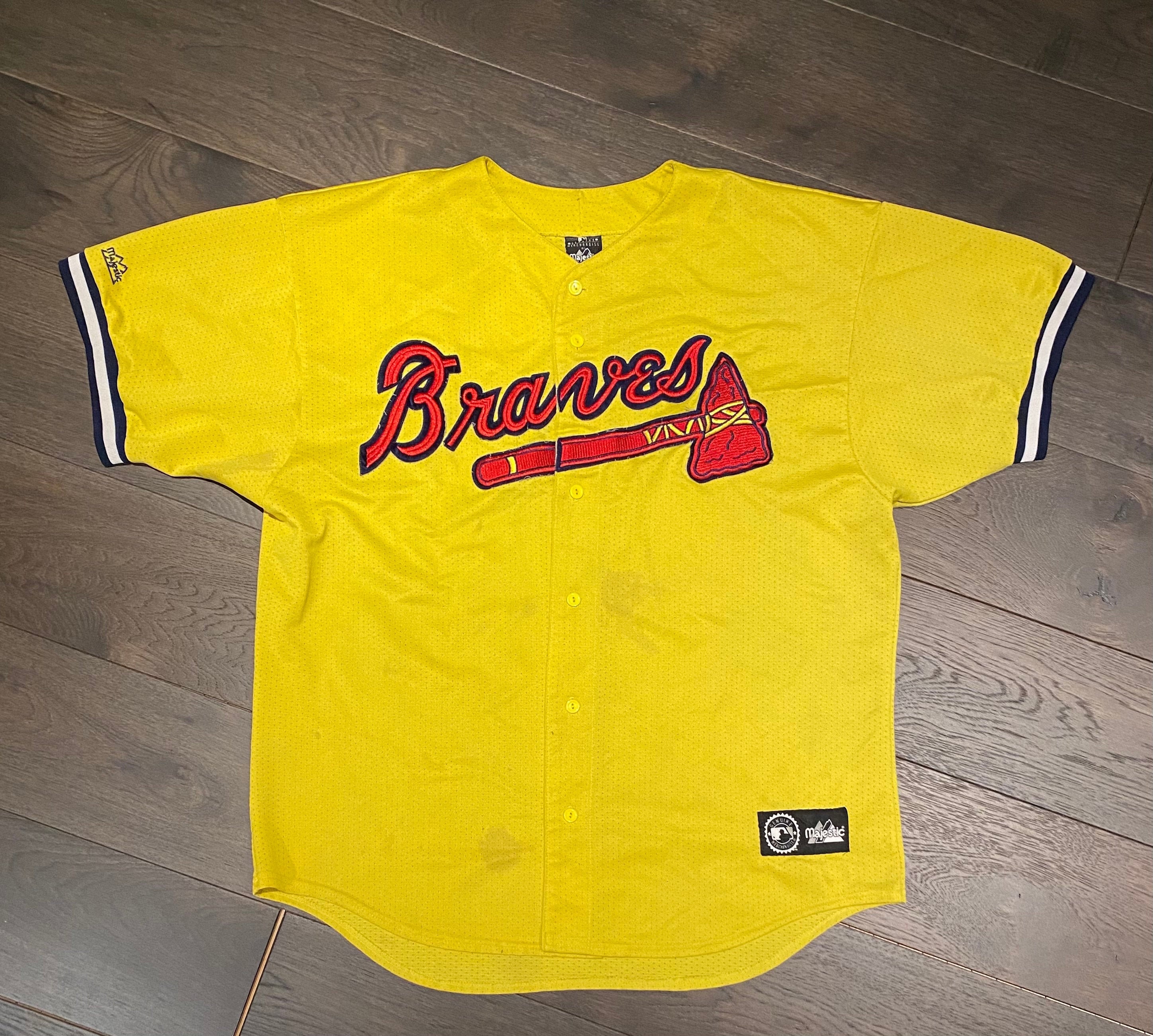 Komünist denge uydurma yellow atlanta braves jersey kapalı Akşam yemegi