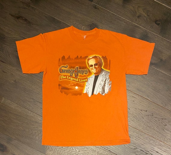 George Jones The Legend Lives Graphic Tee | Size S