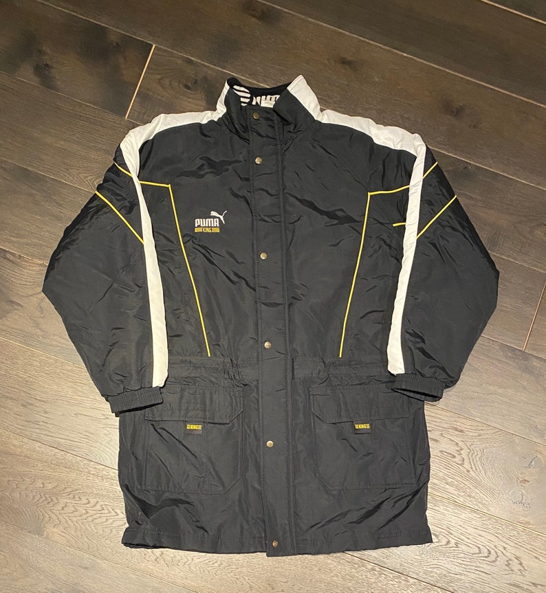Puma King Lengthy Jacket Size Large Vintage 1990s Style | Etsy