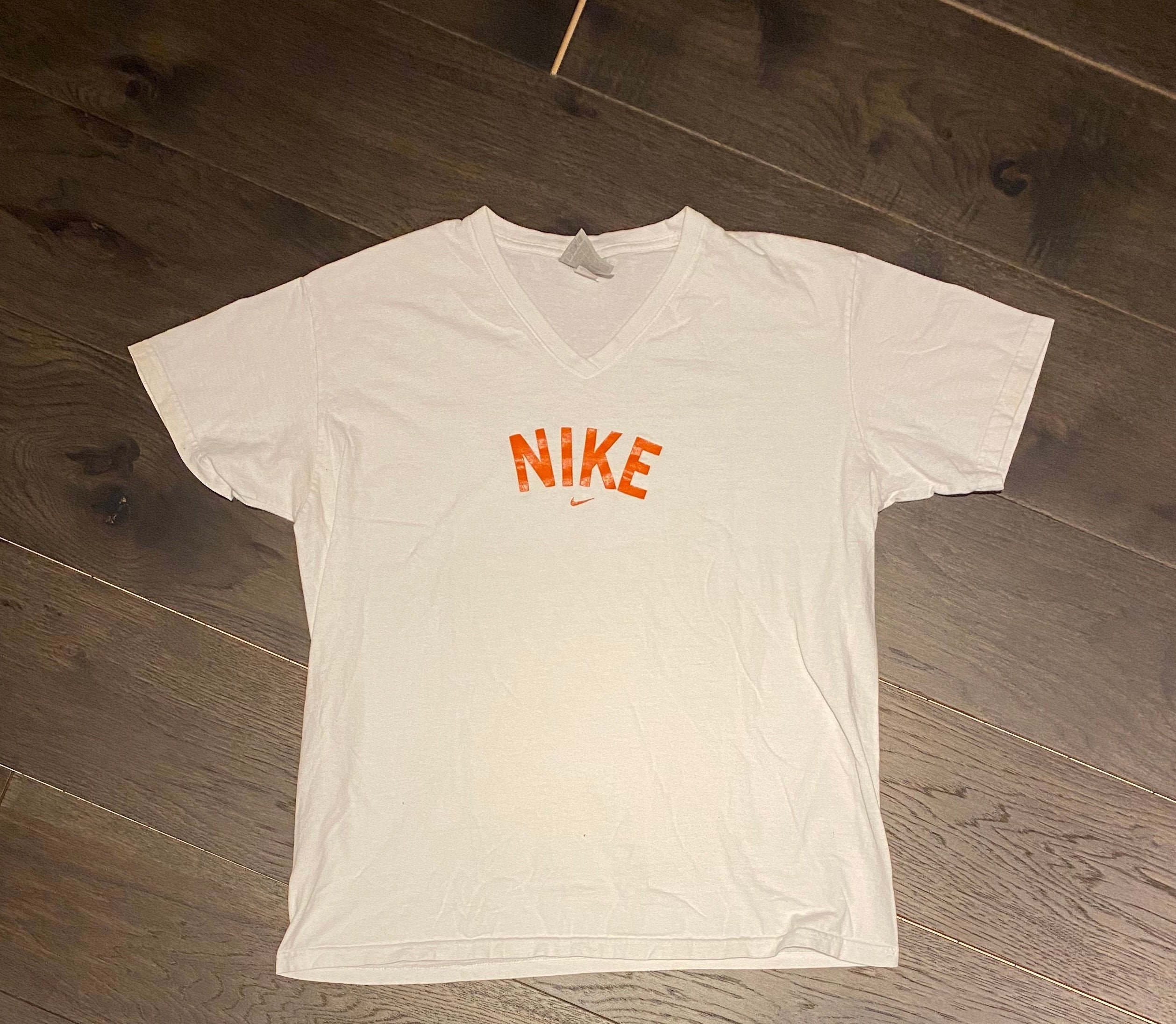 Nike Wordmark Swoosh Graphic Tee Size 