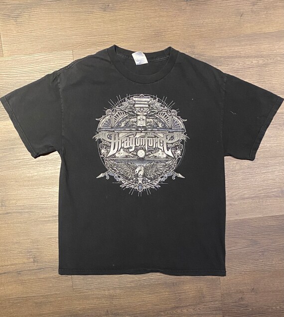 Dragonforce Metal Band Graphic Tee Size 