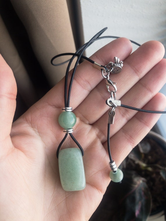 Green Aventurine Necklace Aventurine Pendant Energy Stone