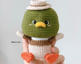 Mallard amigurumi crochet pattern