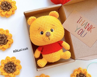 Winnie the Pooh Crochet Pattern: Amigurumi Doll (PDF Pattern)