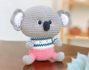 Cute Koala amigurumi crochet pattern