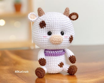 Cow amigurumi crochet pattern