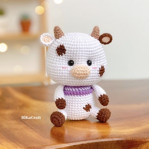 Cow amigurumi crochet pattern