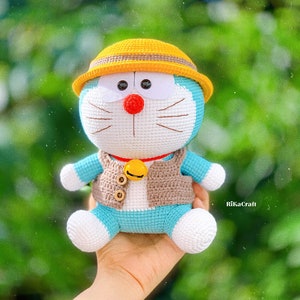 Doraemon Amigurumi crochet pattern, doremon pattern crochet