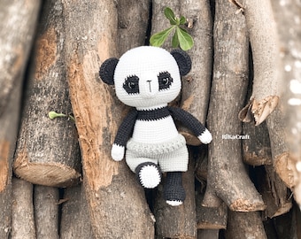 Amigurumi Crochet Panda Pattern (PDF Download)