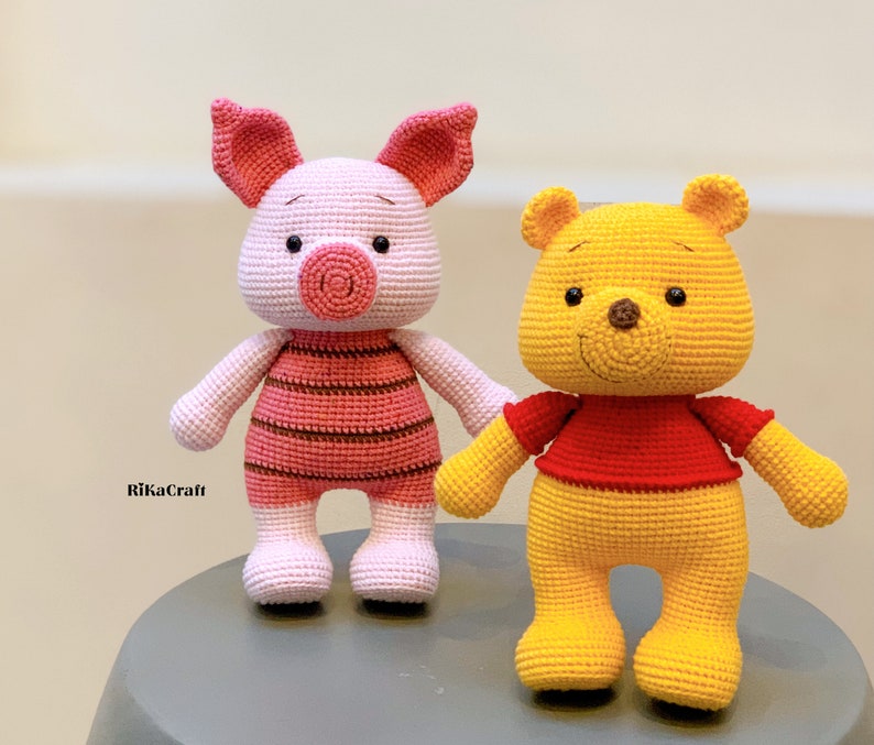 Winnie the Pooh Crochet Pattern Crochet Piglet Crochet Pooh Etsy Winnie the Pooh Crochet Pattern Crochet Piglet Crochet Pooh Etsy