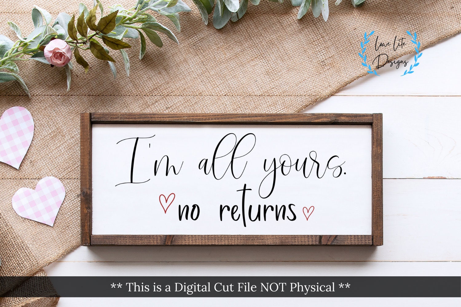 I'm all Yours No Returns SVG Marriage Svg You're Etsy