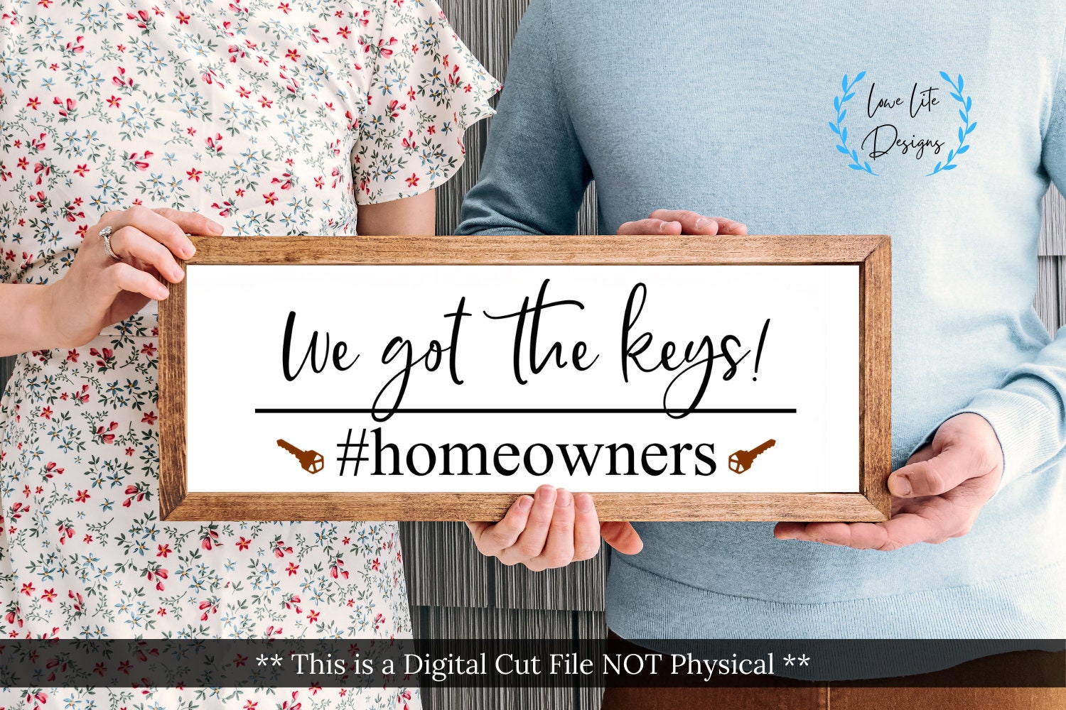 We Got the Keys homeowners SVG Moving Announcement Printable, House