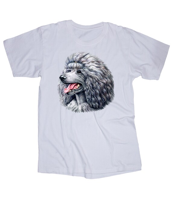 Poodle Dog T-Shirt Watercolor Style Poodle Dog T-Shirt Watercolor Style