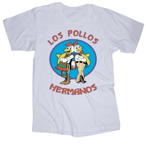 Los Pollos Hermanos White T-shirt Front Print Only