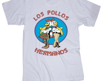 Los Pollos Hermanos White T-shirt Front Print Only