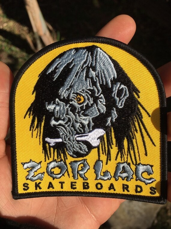 Zorlac Skateboards 2021 Patch. iconic 80's Pushead Graphic Etsy