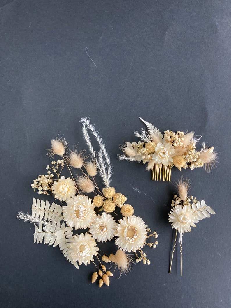 Boho Dried Plants Dried Flower Comb DIY Pants Set Make Comb Etsy