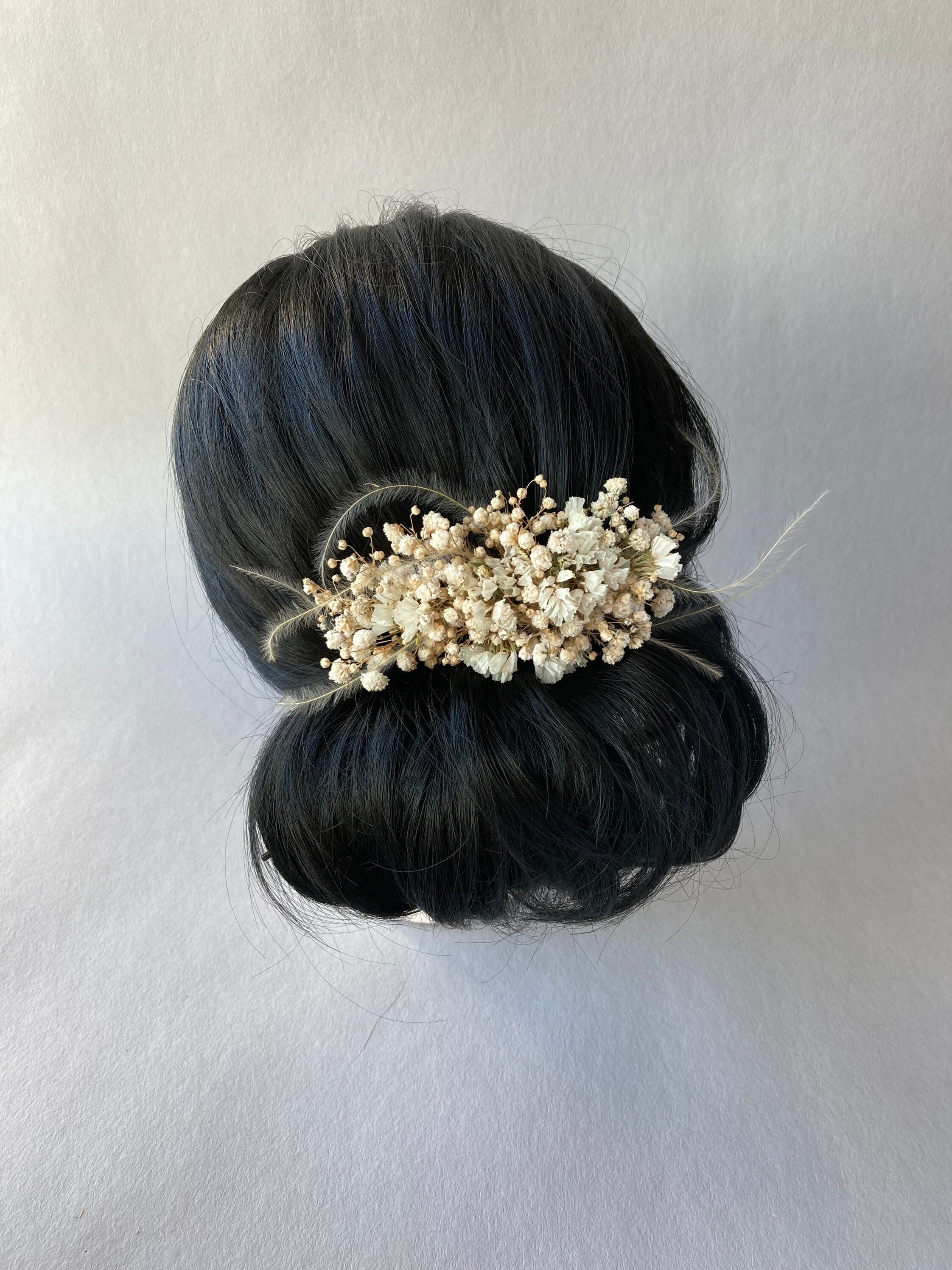 Babys Breath Hair Comb Gypsophila Hair Piece Dried Flower Hair Etsy Singapore