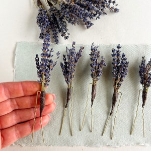 Lavender Violet hair pins Babys breath hair pins Gypsophila hair piece Dried flower hair accessory Rustic headpiece Boho wedding accessory